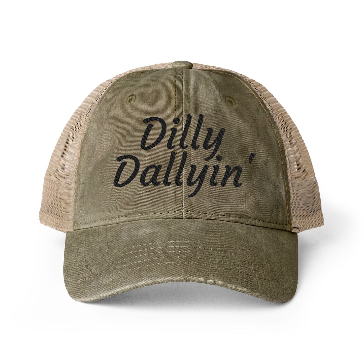 Dilly Dallyin' | Women's Washed Mesh-Back Cap