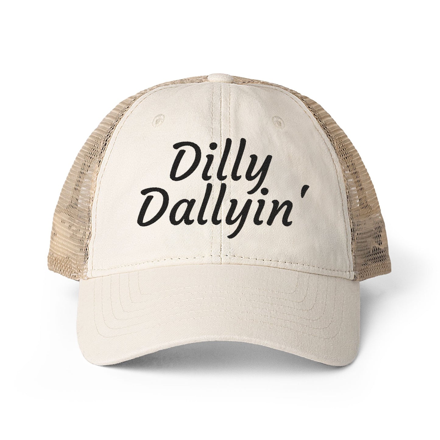 Dilly Dallyin' | Women's Washed Mesh-Back Cap