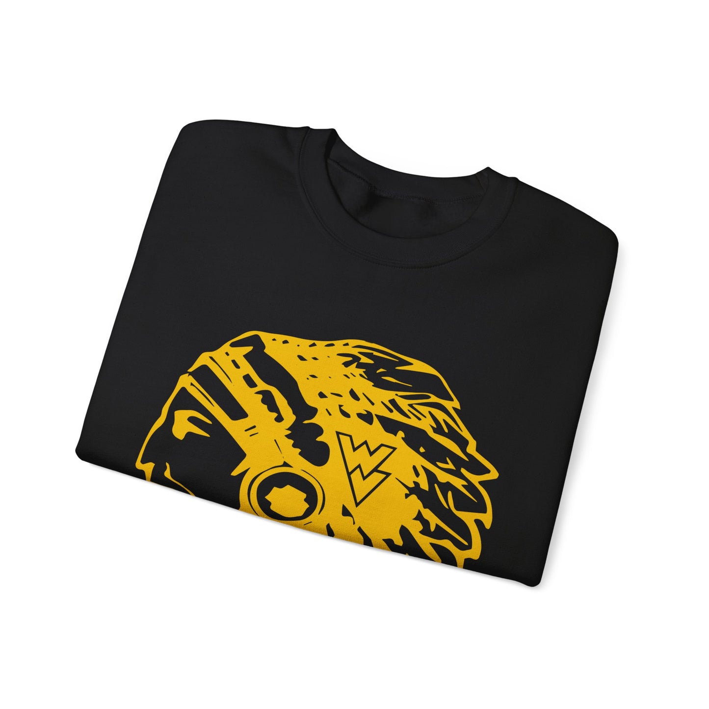 Wapsie Valley Warrior Head -  Crewneck Sweatshirt